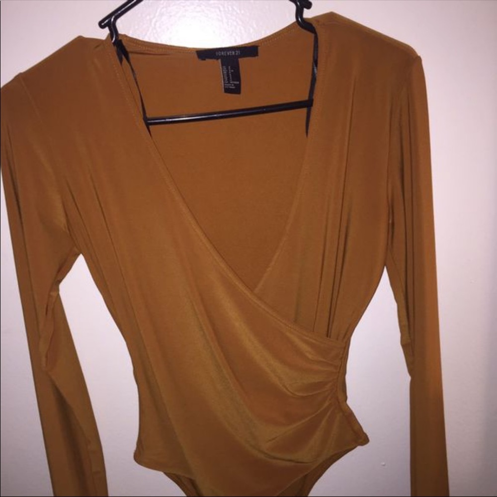 Mustard bodysuit